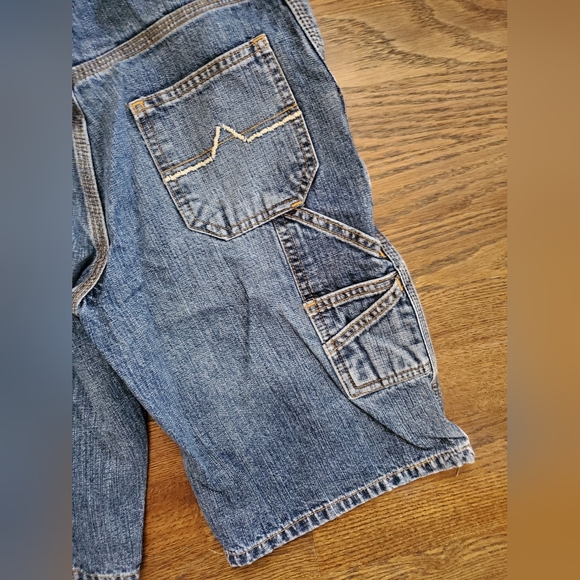 URBAN UP Boys 10S blue jean Denim carpenter shorts - Picture 8 of 9